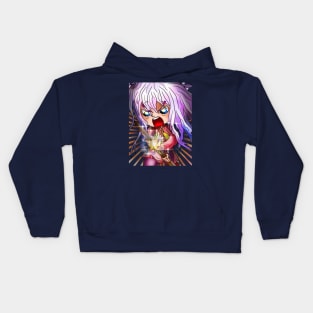 angry elf sorcerer Kids Hoodie